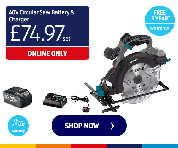 40V Circular Saw Battery & Charger