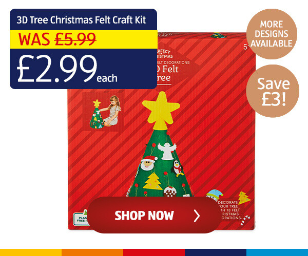 3D Tree Christmas Felt Craft Kit