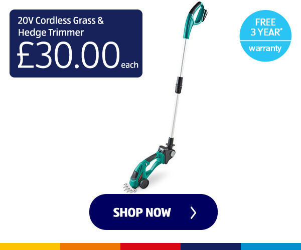 20V Cordless Grass & Hedge Trimmer