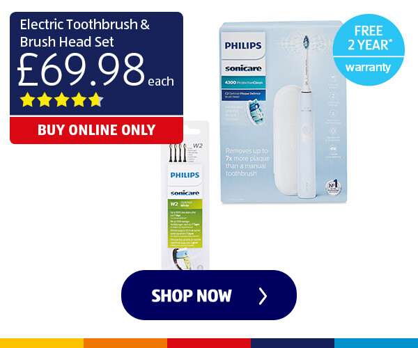 Electric Toothbrush & Brush Head Set - Shop Now