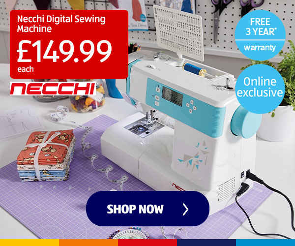 Necchi Digital Sewing Machine - Shop Now 