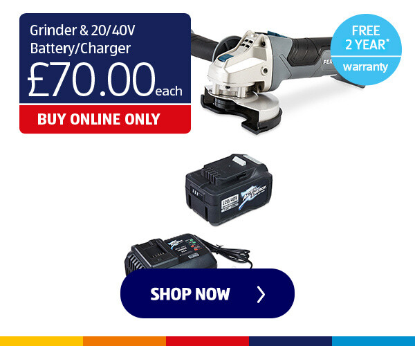 Grinder & 20/40V Battery/Charger - Shop Now