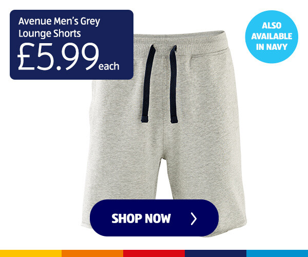 Avenue Men’s Grey Lounge Shorts - Shop Now