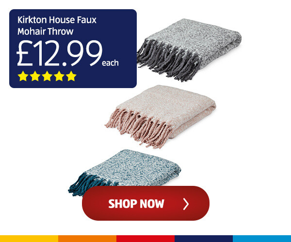 Kirkton House Faux Mohair Throw