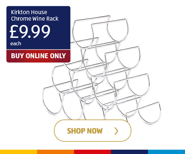 Kirkton House Chrome Wine Rack - Shop Now