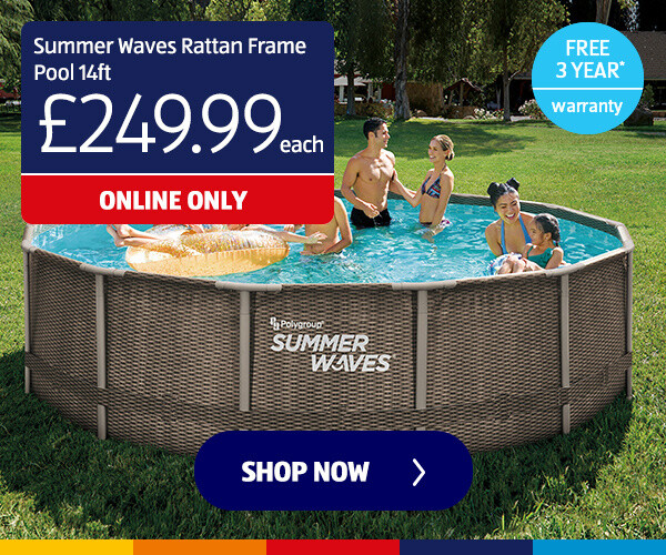 Summer Waves Rattan Frame Pool 14ft