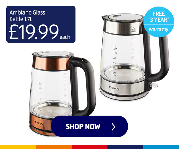 Ambiano Glass Kettle 1.7L - Shop Now