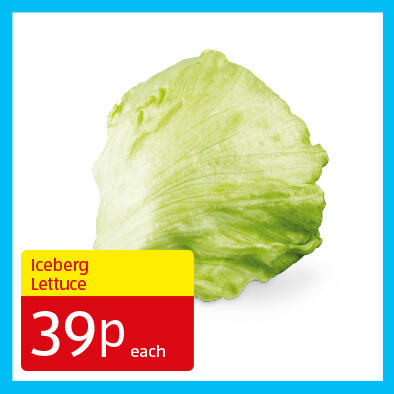 Iceberg Lettuce - 39p each