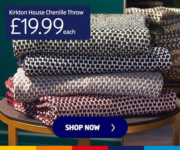 Kirkton House Chenille Throw