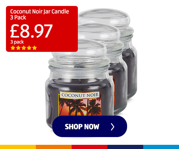 Coconut Noir Jar Candle 3 Pack - Shop Now