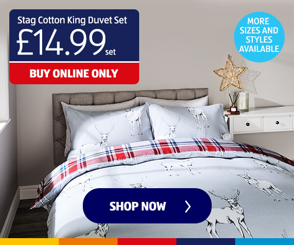 Stag Cotton King Duvet Set