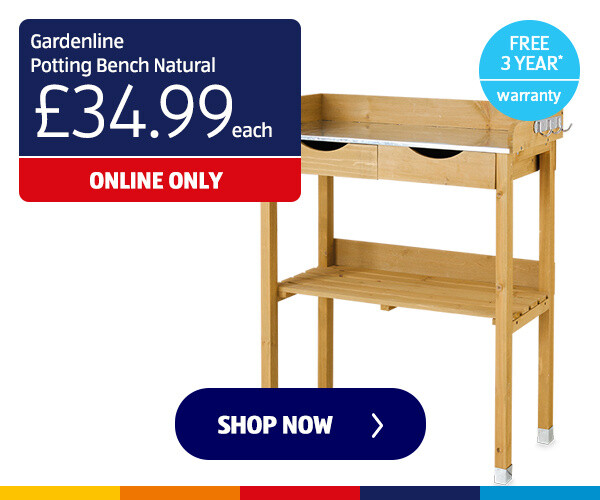 Gardenline Potting Bench Natural - 34.99 each