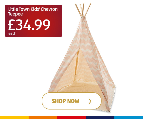 Little Town Kids' Chevron Teepee - Shop Now