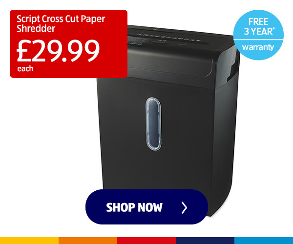 Script Cross Cut Paper Shredder - Shop Now