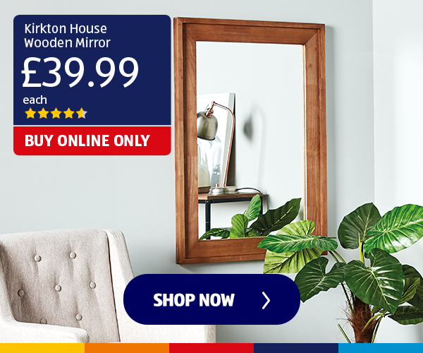 Kirkton House Wooden Mirror - Shop Now