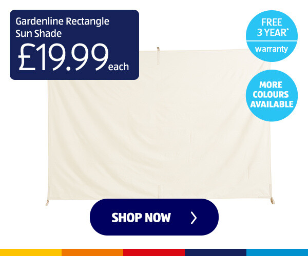 Gardenline Rectangle Sun Shade