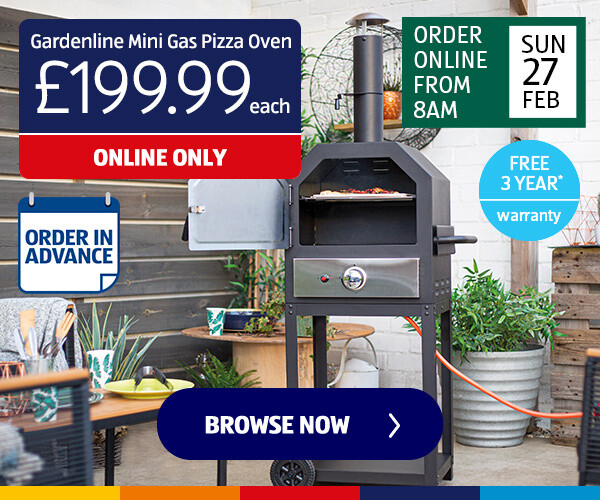 Gardenline Mini Gas Pizza Oven