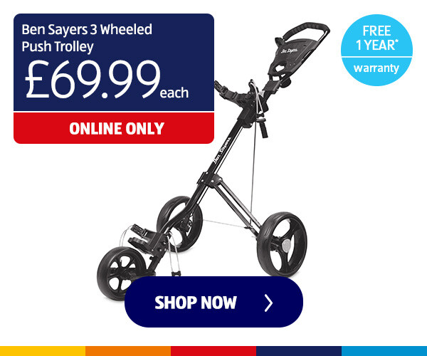 Ben Sayers 3 Wheeled Push Trolley