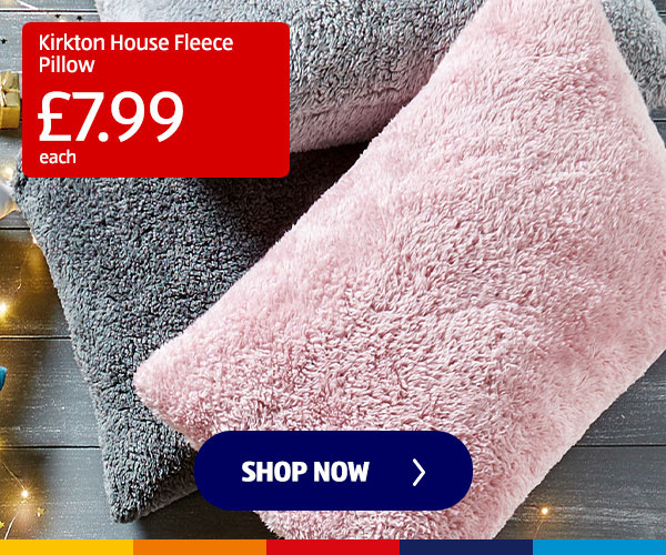 Kirkton House Fleece Pillow - Shop Now