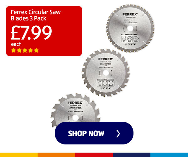 Ferrex Circular Saw Blades 3 Pack – Shop Now