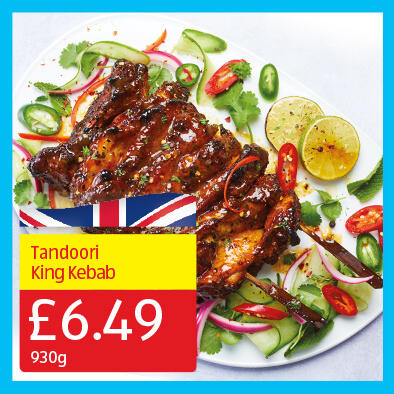 Tandoori King Kebab - 6.49 930g