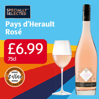 Pays d'Herault Ros, 6.99 75cl