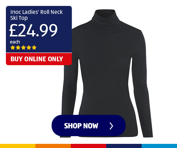 Inoc Ladies' Roll Neck Ski Top - Shop Now