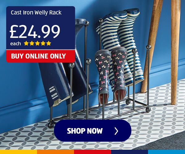 Cast Iron Welly Rack - Shop Now