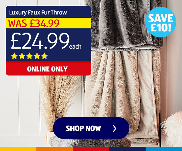 Luxury Faux Fur Throw