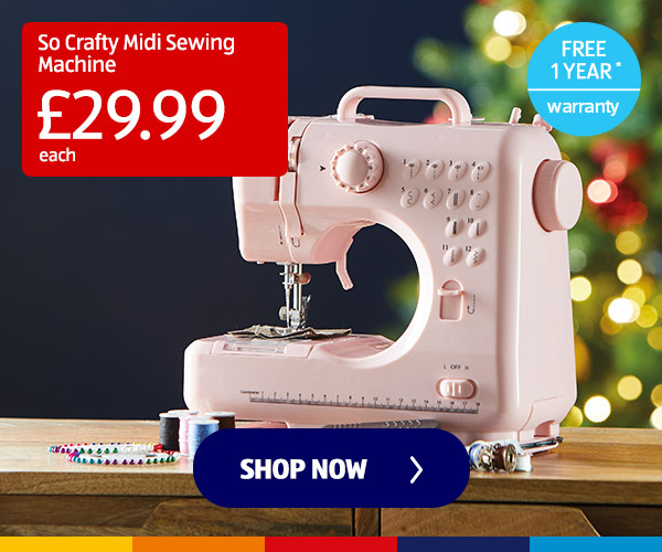 So Crafty Midi Sewing Machine - Shop Now