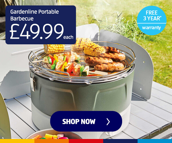 Gardenline Portable Barbecue - Shop Now