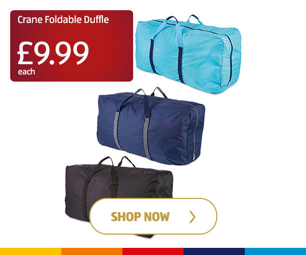 Crane Foldable Duffle - Shop Now