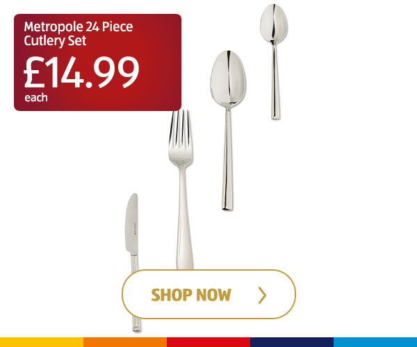 Metropole 24 Piece Cutlery Set - Shop Now