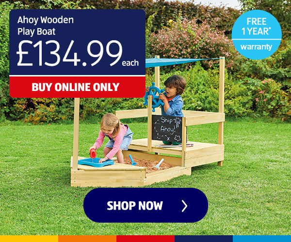 Ahoy Wooden Play Boat - Shop Now