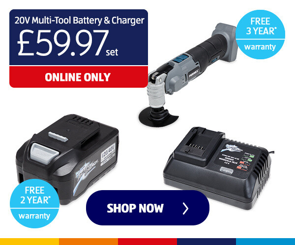 20V Multi-Tool Battery & Charger