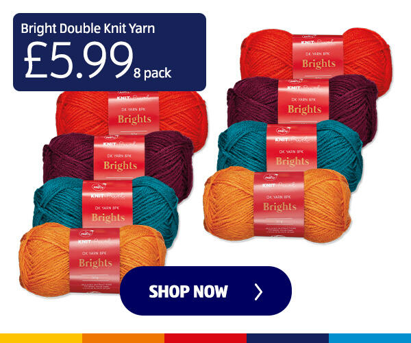 Bright Double Knit Yarn 8 Pack