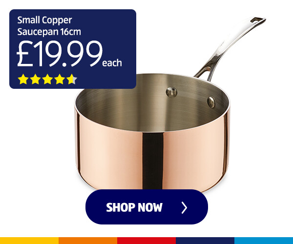 Small Copper Saucepan 16cm - Shop Now