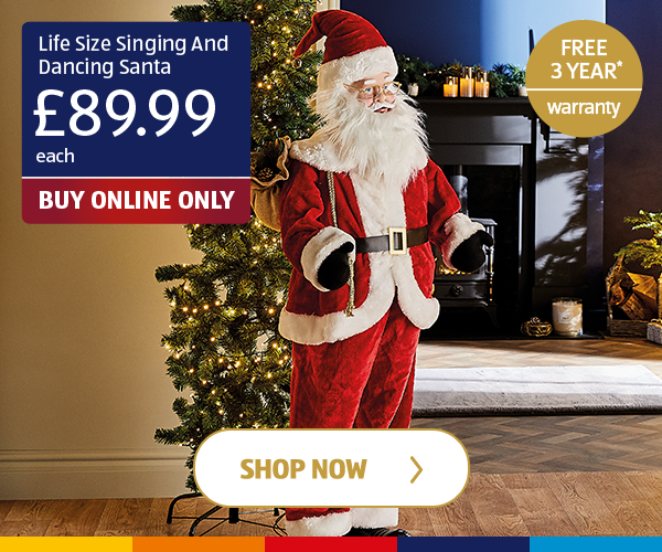 Life Size Singing And Dancing Santa - Shop Now