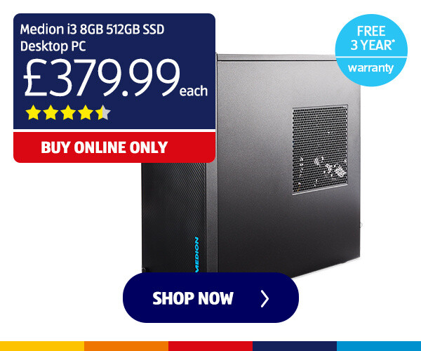 Medion i3 8GB 512GB SSD Desktop PC