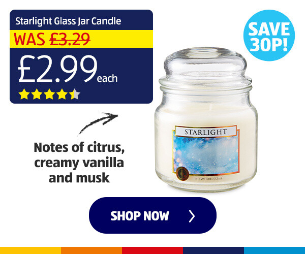 Starlight Glass Jar Candle