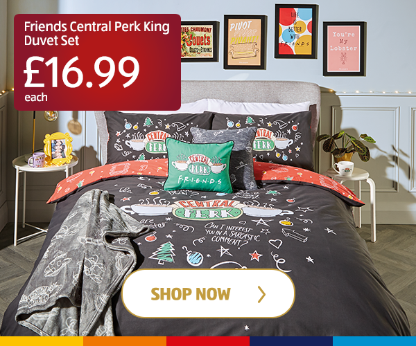 Friends Central Perk King Duvet Set - Shop Now