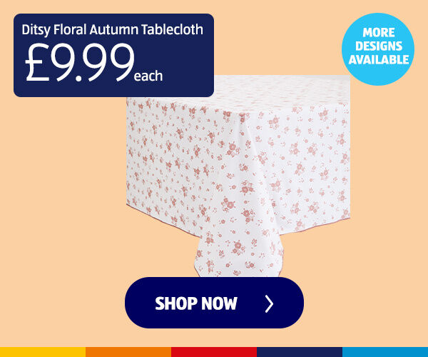 Ditsy Floral Autumn Tablecloth