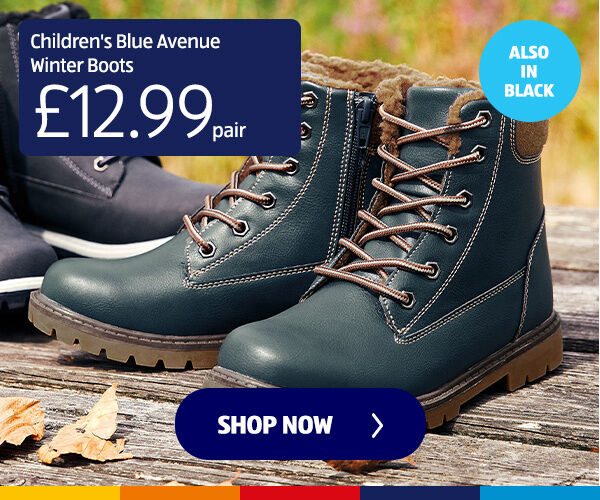 Boys' Blue Avenue Winter Boots