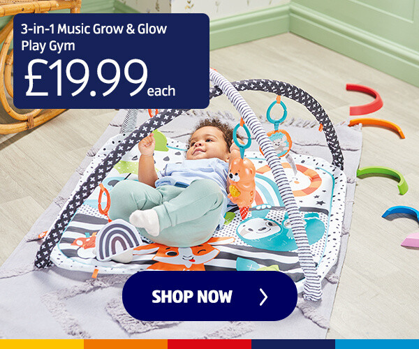 3-in-1 Music Grow & Glow Play Gym