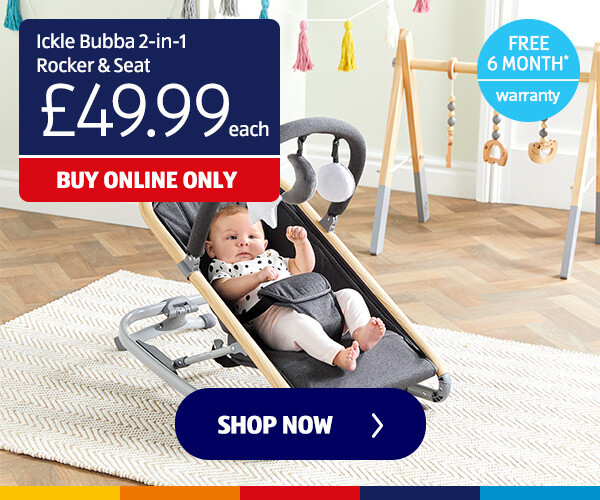 Ickle Bubba 2-in-1 Rocker & Seat