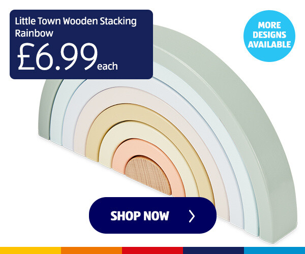 Little Town Wooden Stacking Rainbow