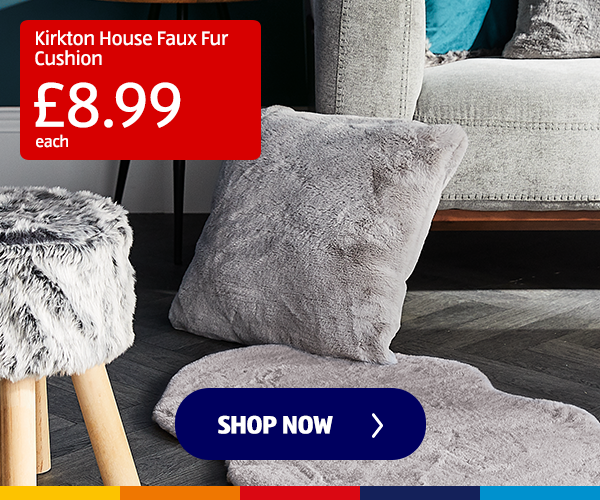 Kirkton House Faux Fur Cushion - Shop Now