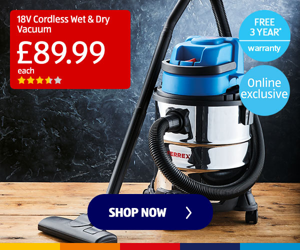 18V Cordless Wet & Dry Vacuum - Shop Now