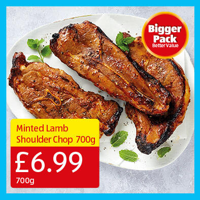 Minted Lamb Shoulder Chop 700g