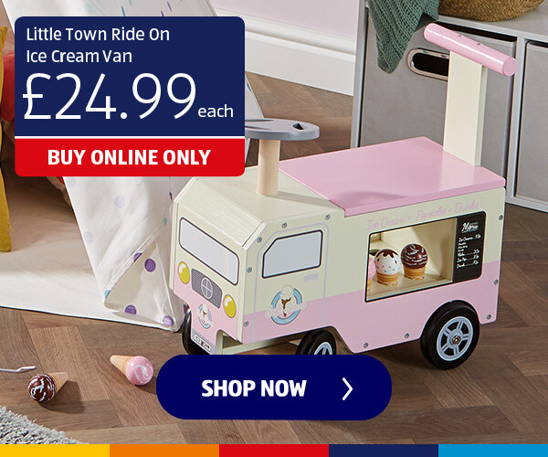 Little Town Ride On Ice Cream Van - Shop Now